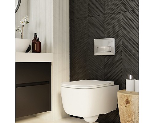 Клавиша смыва IDDIS Unifix универсальная хром 041 UNI41CHi77