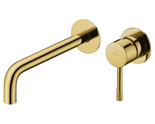 Смеситель для умывальника мз стены, Boheme Uno. Gold