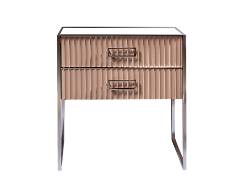 Тумба Armadi Art Monaco 80см h84см капучино глянец хром под раковину моноблок