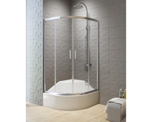 Душевое ограждение NEW TRENDY NEW VARIA 90x90x165 (хром)