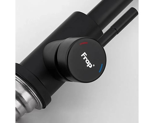 Смеситель для кухни Frap H899 Черный матовый