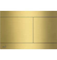 Клавиша смыва Alcaplast FUN-BRASS Матовое золото