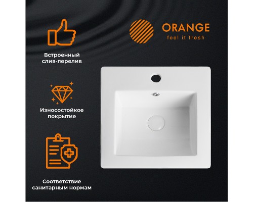 Раковина Orange 41 B03-410W Белая