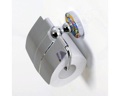 Держатель туалетной бумаги WasserKRAFT K-2225 с крышкой