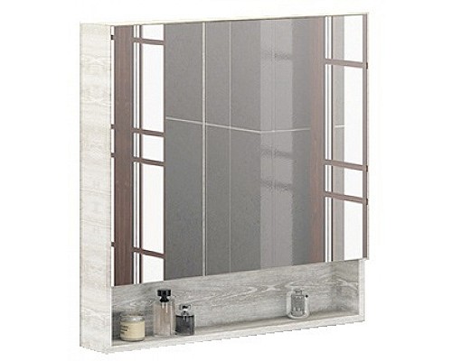 Зеркальный шкаф Comforty Никосия 80 00004138838 Дуб белый