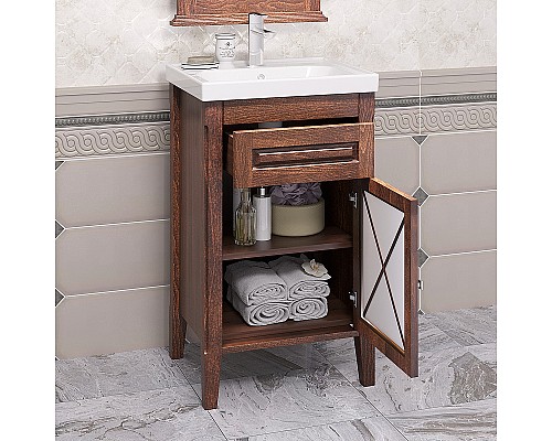 Тумба под раковину Opadiris Палермо 50 R 00-00002360 Светлый орех