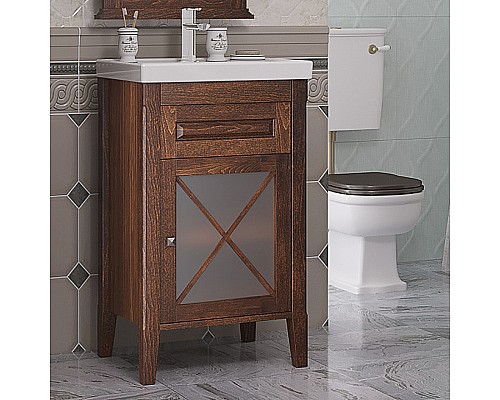 Тумба под раковину Opadiris Палермо 50 R 00-00002360 Светлый орех