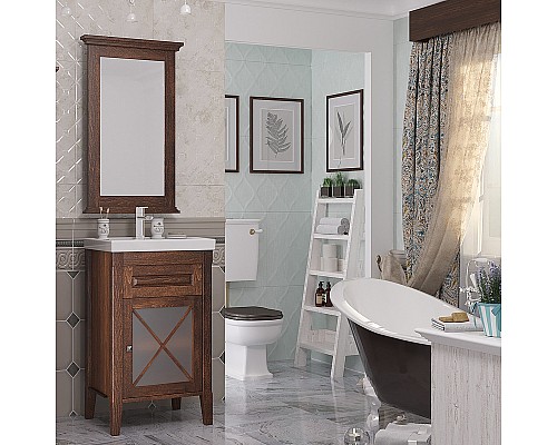 Тумба под раковину Opadiris Палермо 50 R 00-00002360 Светлый орех