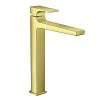 Смеситель для раковины-чаши Hansgrohe Metropol однорычажный золото 32512990