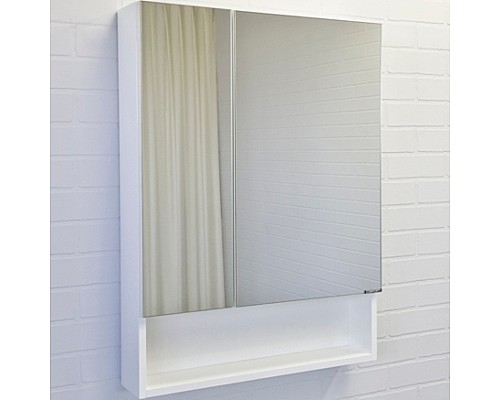 Зеркальный шкаф Comforty Никосия 60 00-00011199 Белый глянцевый
