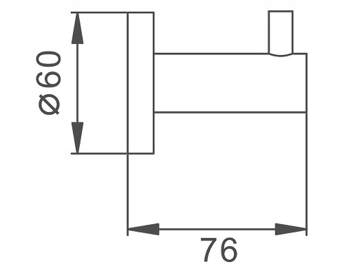 Крючок Haiba HB8305-1 Нержавеющая сталь