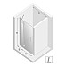 Душевая дверь NEW TRENDY NEW RENOMA BLACK L 100x195 D-0197A (черный)