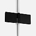 Душевая дверь NEW TRENDY NEW RENOMA BLACK L 100x195 D-0197A (черный)