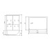 Душевой бокс Timo Lux 148x82 TL-1505 с гидромассажем