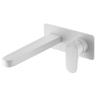 Смеситель для умывальника из стены Boheme Spectre Matt White