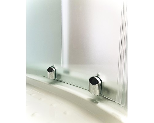 Душевой уголок Royal Bath HK 90х90 RB90HK-C с поддоном профиль Белый стекло матовое