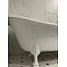 Ванна из искусственного камня Castone Даллас King 175x80 Белая ножки Белые