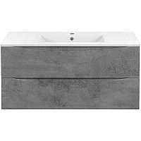 Тумба под раковину Vincea Mia 100 VMC-2MC100BT подвесная Beton