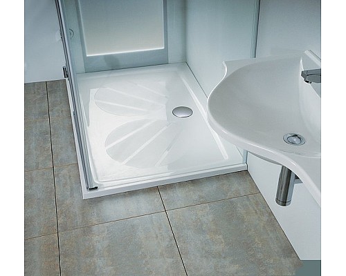 Душевой поддон из искусственного камня Ravak Gigant Pro 100x90 XA03A701010 Белый