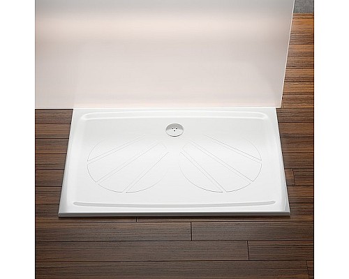 Душевой поддон из искусственного камня Ravak Gigant Pro 100x90 XA03A701010 Белый