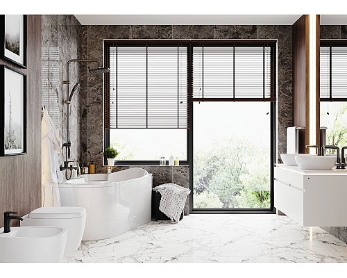 Акриловая ванна VAGNERPLAST SELENA 147 Left VPBA141SEL3LE-04