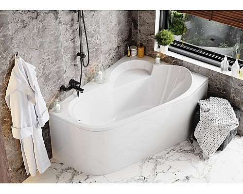 Акриловая ванна VAGNERPLAST SELENA 147 Left VPBA141SEL3LE-04