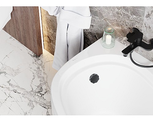 Акриловая ванна VAGNERPLAST SELENA 147 Left VPBA141SEL3LE-04