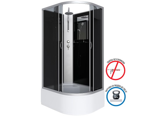 Душевая кабина Niagara Classic 120x80 L NG-2510-14LBKT без гидромассажа