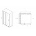 Душевой уголок Abber Sonnenstrand 120x100 Черный