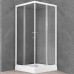 Душевой уголок Royal Bath HP 90х90 RB90HP-T с поддоном профиль Белый стекло прозрачное