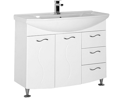 Тумба под раковину Aquanet Моника 105 186772 Белая