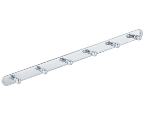 Планка с 6-ю крючками Veragio Gialetta L47.5, хром