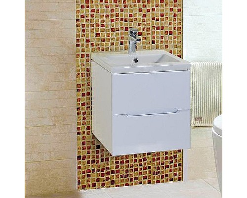 Тумба под раковину Onika Айленд 50.13 105021 подвесная Белая