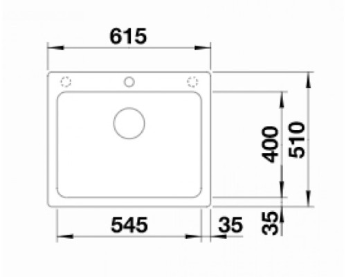 Кухонная мойка Blanco Naya 6 525941 Черная