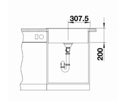 Кухонная мойка Blanco Naya 6 525941 Черная