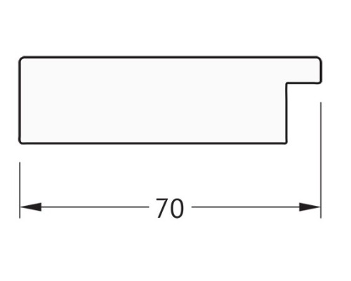 Зеркало Evoform Definite 96х76 BY 3274 в багетной раме - Соты медь 70 мм