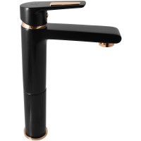 Смеситель для раковины Rav Slezak Colorado CO330.5CMATZ Черный матовый Золото