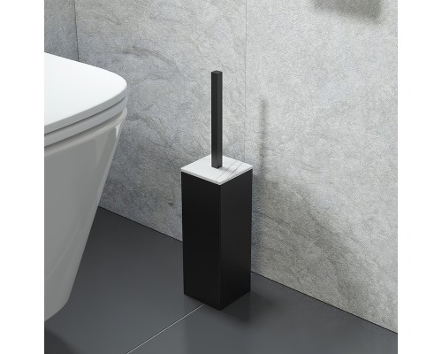 Ершик для унитаза Iddis On-X ONXBL00i47 Черный матовый Белый