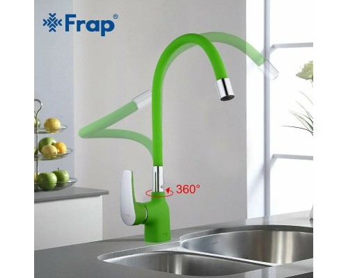 Смеситель для кухни Frap F4453-05 Зеленый