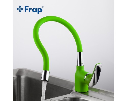 Смеситель для кухни Frap F4453-05 Зеленый