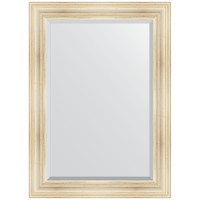 Зеркало Evoform Exclusive 109х79 BY 3471 с фацетом в багетной раме - Травленое серебро 99 мм