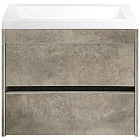 Тумба под раковину Art&Max Family-750-2C-SO-CV подвесная Цемент