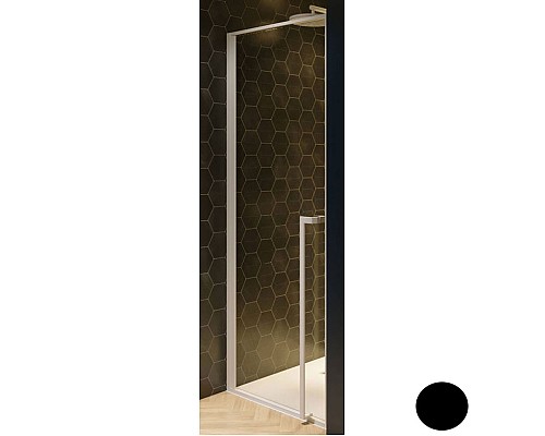 Душевая дверь Riho Lucid GD101 90 G005002121 (GD109B000) профиль Черный стекло прозрачное