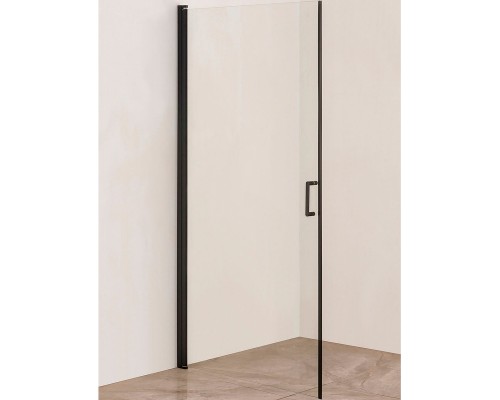 Душевая дверь Orange E05-100tb 100х190 профиль Черный стекло прозрачное