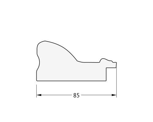 Зеркало Evoform Exclusive 75х55 BY 1230 с фацетом в багетной раме - Виньетка бронзовая 85 мм