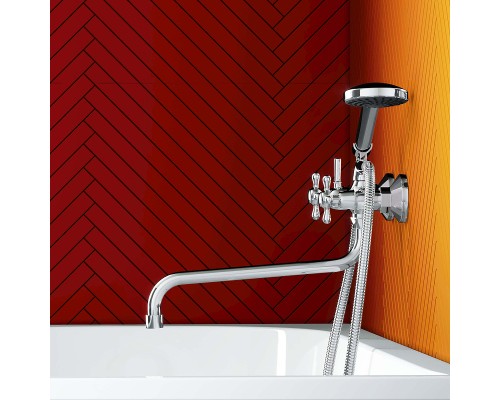 Смеситель для ванны Dorff Vintage D6095000 универсальный Хром