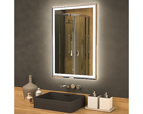 Зеркало Azario Melis 60 CS00066634 с подсветкой с сенсорным выключателем