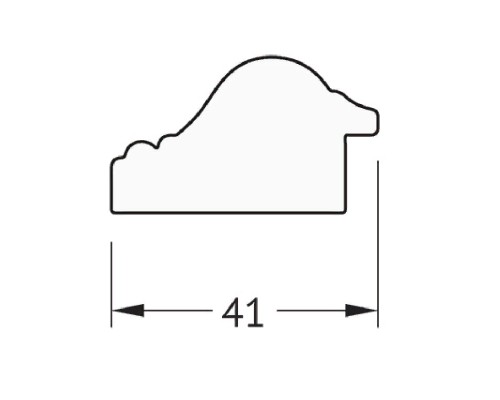 Зеркало Evoform Definite 101х51 Мельхиор