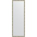 Зеркало Evoform Definite 137х47 BY 0711 в багетной раме - Серебряный бамбук 24 мм