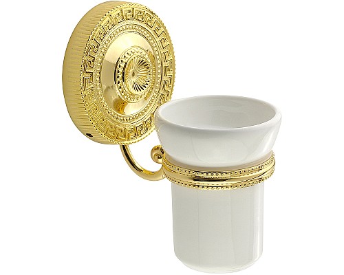 Стакан для зубных щеток Migliore Montecarlo 31519 Белый Золото
